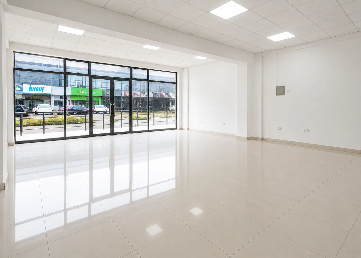 Commercial site clean — Nakuru CBD after