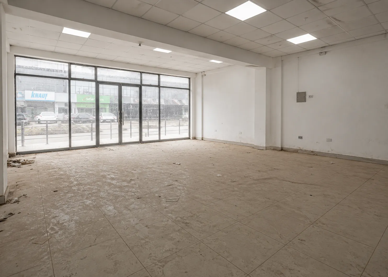 Commercial site clean — Nakuru CBD before