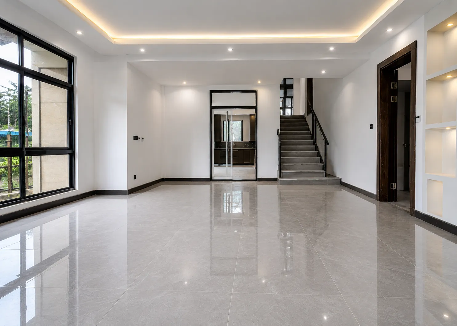 Post-construction clean — new build after